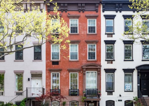 Phot of New York City Townhouses