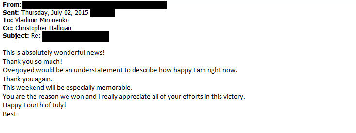 Client Email