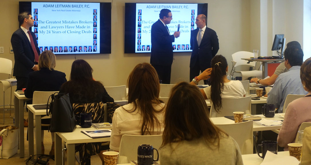 General Counsel of Douglas Elliman Real Estate, Kenneth Haber, Introducing and Presenting Adam Leitman Bailey