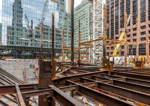 Photo of New York City construction site
