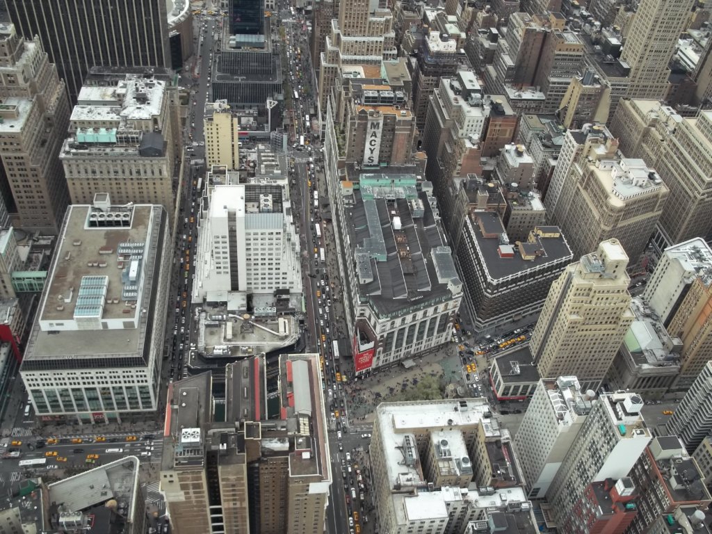 Photo of buildings in New York from above