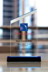 Photo of Best Lawyers award