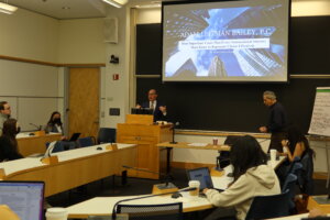 Adam Leitman Bailey speaking at Columbia Law School's Real Estate Finance Class