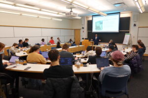 Adam Leitman Bailey speaking at Columbia Law School's Real Estate Finance Class